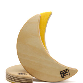 Schudblokjes Maan Geel